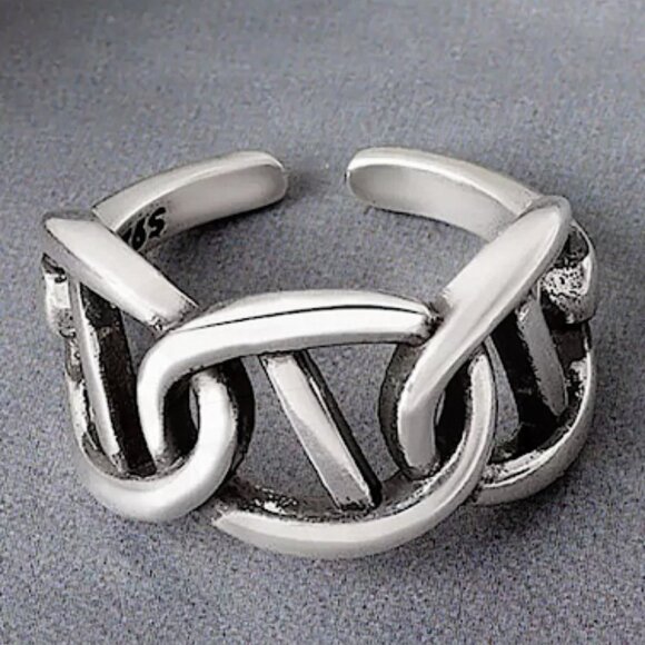 STERLING SILVER MARINER RING - Picture 5 of 6